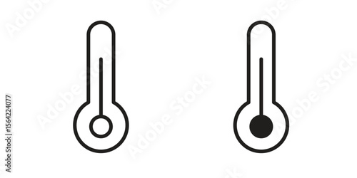 Thermometer icon. Vector Illustration. Isolated vector Illustration. EPS Illustration.