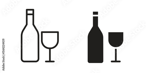 Vodka icon. Vector Illustration. Isolated vector Illustration. EPS Illustration.
