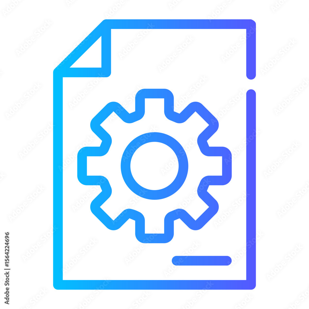 settings document icon settings document icon