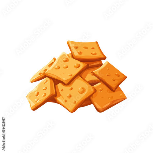 My A Simple flat 2D illustration icon peanut brittle pieces isolated on transparent background, vector, animation design, simple flat 2D clipart, design by me. My vector design