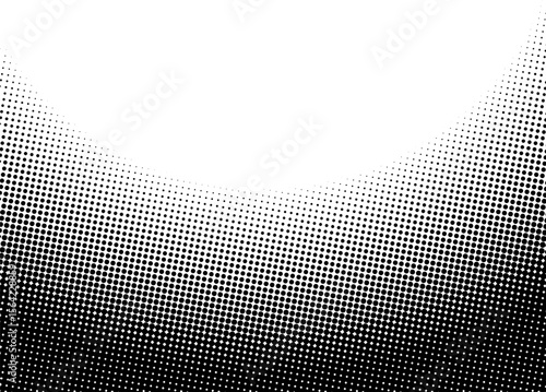 도트 그라데이션 배경 만화 스타일의 점 패턴 디자인