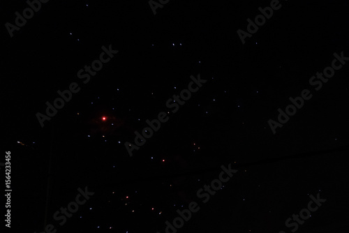 Burst of firework in the sky