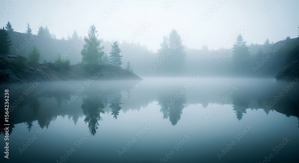 Fototapeta premium Sunset over a desert landscape featuring various cacti and agave plants.
