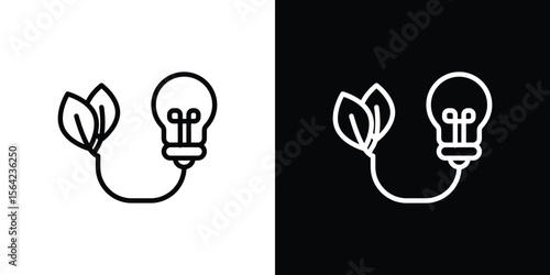 Biomass energy icon graphic element Illustration template design