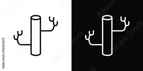 Blood vessel icon graphic element Illustration template design