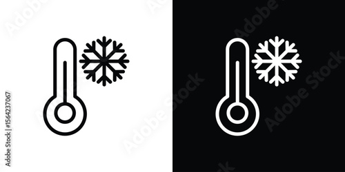 Cold icon graphic element Illustration template design