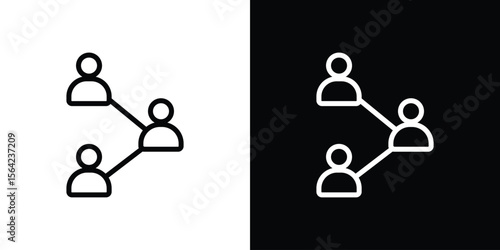 Coordinate icon graphic element Illustration template design