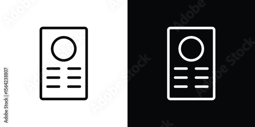 Intercom icon graphic element Illustration template design