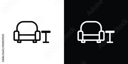 Lounge icon graphic element Illustration template design