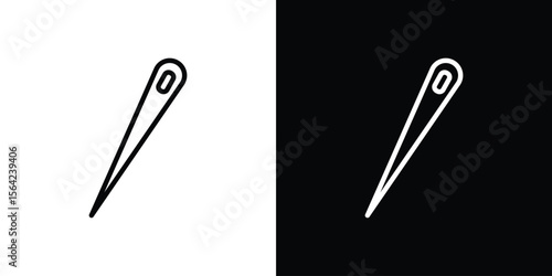 Needle icon graphic element Illustration template design