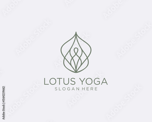 Lotus yoga logo
