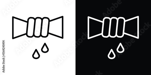 Squeeze icon graphic element Illustration template design