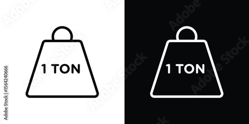 Tonne icon graphic element Illustration template design