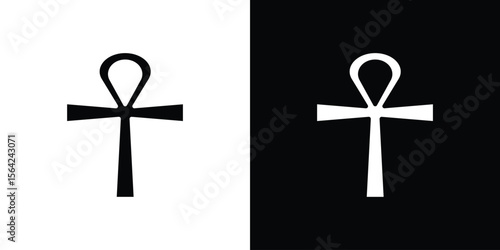 Ankh icon symbol illustration doodle design