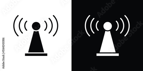 Antenna icon symbol illustration doodle design