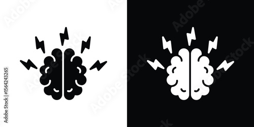 Brainstorm icon symbol illustration doodle design