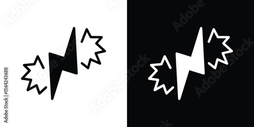 Conflict icon symbol illustration doodle design
