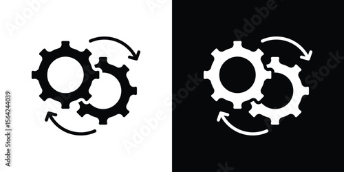 Devops icon symbol illustration doodle design