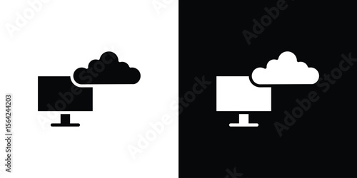 edge computing icon symbol illustration doodle design