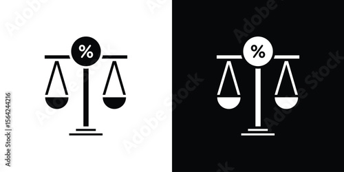 Economies of scale icon symbol illustration doodle design