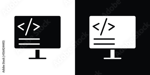 Front end icon symbol illustration doodle design