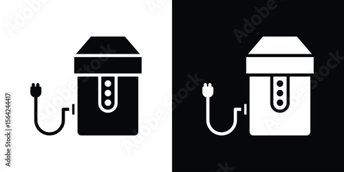 Garbage disposal icon symbol illustration doodle design