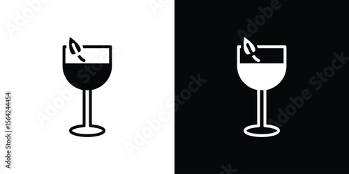 Gin icon symbol illustration doodle design