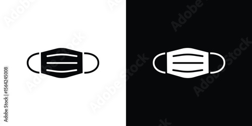 Medical mask icon symbol illustration doodle design