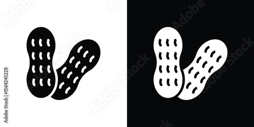 Peanut icon symbol illustration doodle design
