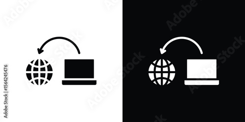 Remote Access icon symbol illustration doodle design