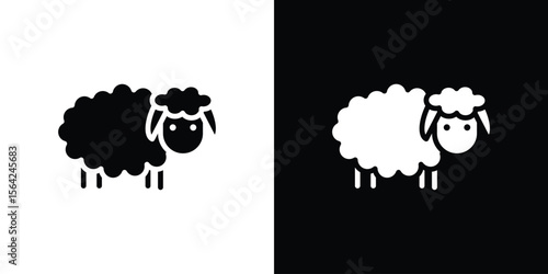 Sheep icon symbol illustration doodle design