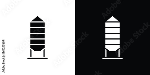 Silo icon symbol illustration doodle design