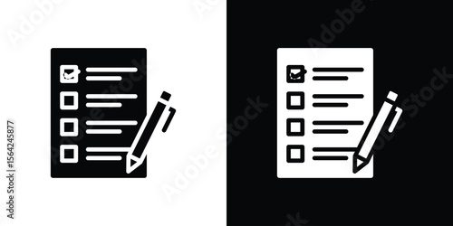 Survey icon symbol illustration doodle design