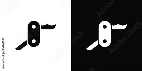 Swiss Knife icon symbol illustration doodle design
