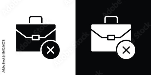 Unemployment icon symbol illustration doodle design