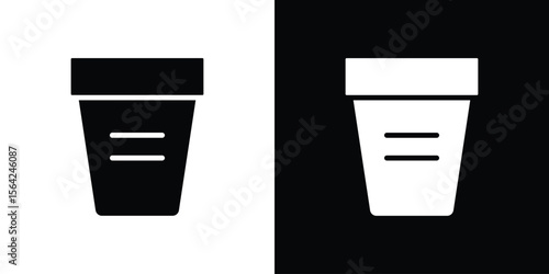 Urine test icon symbol illustration doodle design