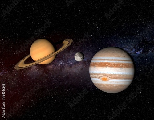 惑星の背景イラスト