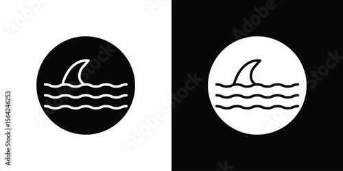Wave icon symbol illustration doodle design
