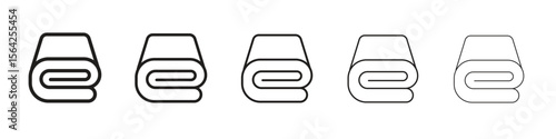 blanket icon design symbol collection for graphic design. EPS 10