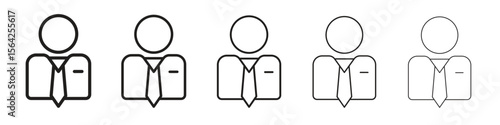 Businessman icon design symbol collection for graphic design. EPS 10