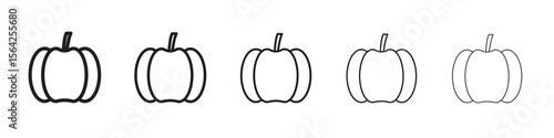 Capsicum icon design symbol collection for graphic design. EPS 10