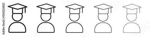 Graduated icon design symbol collection for graphic design. EPS 10