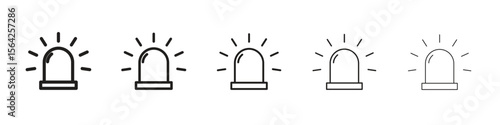 LED icon design symbol collection for graphic design. EPS 10