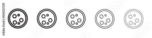 Leukemia icon design symbol collection for graphic design. EPS 10
