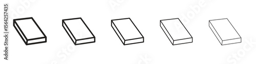Mattress icon design symbol collection for graphic design. EPS 10