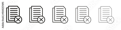 Paperless icon design symbol collection for graphic design. EPS 10