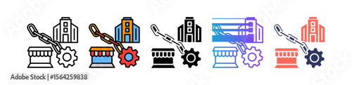 Chain multiple icon