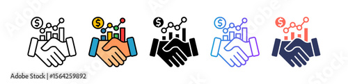 Partnership multiple icon