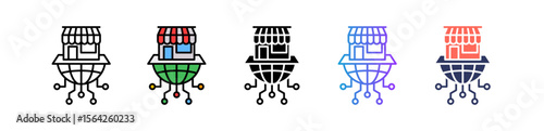 Franchise Networking multiple icon