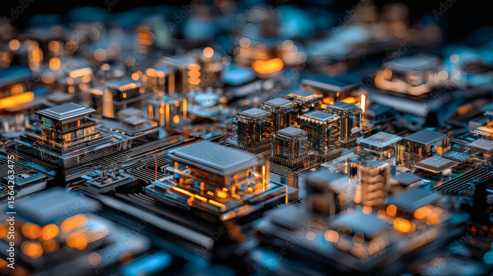 Obraz premium Circuit Board Technology